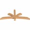 Ekena Millwork Davenport Timber Gable Bracket, Western Red Cedar, 60"W x 27"H x 3 1/2"D x 3 1/2"F, 11/12 Pitch GBW060X27X0404DAV00SWR - alternate 4